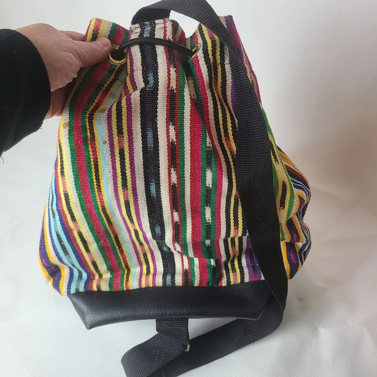 Boho Canvas Festival One Strap Bag