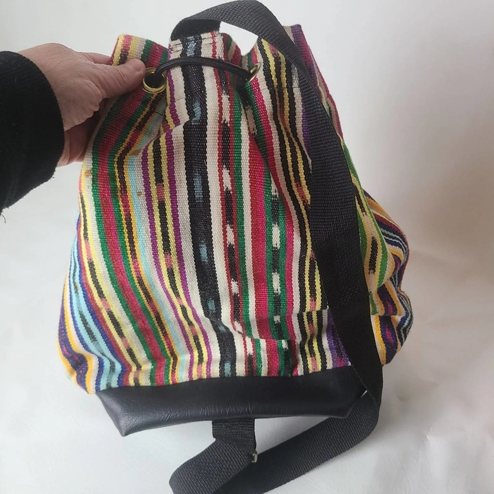 Boho Canvas Festival One Strap Bag