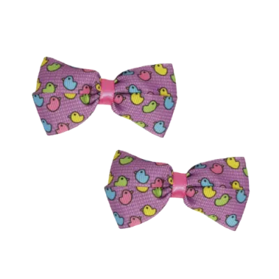 Cherish Hair Bow - Colourful Birds 7.5cm