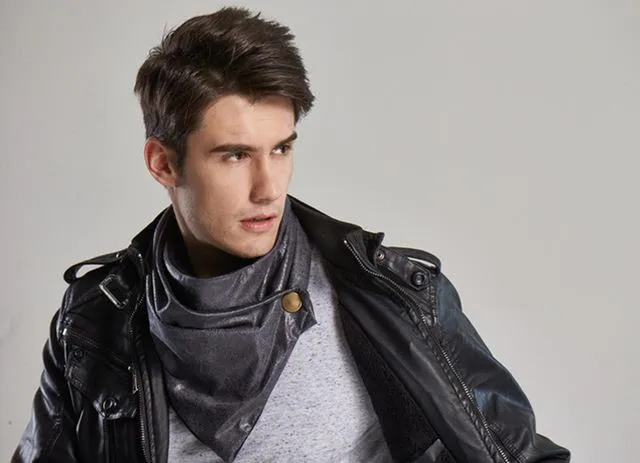 Faux Leather Neck Scarf - 4 Colors