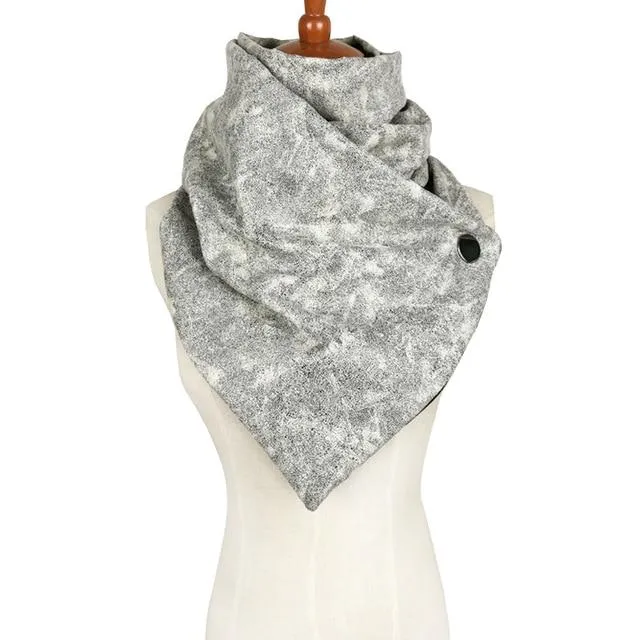 Faux Leather Neck Scarf - 4 Colors