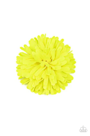Paparazzi Hair Accessories ~ Neon Garden - Yellow