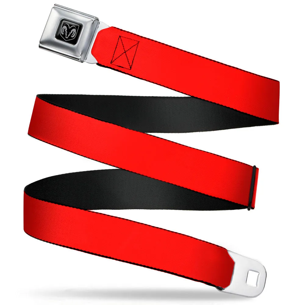 Ram Seatbelt Belt - Red Webbing