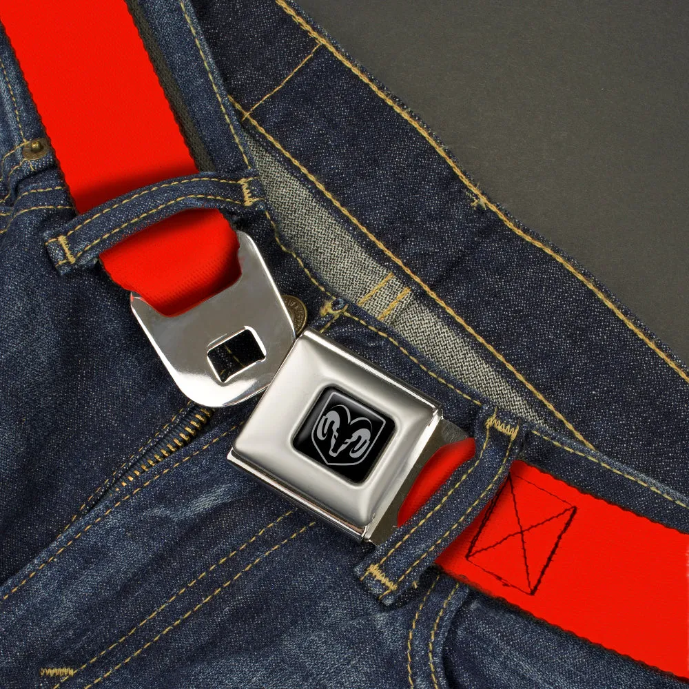 Ram Seatbelt Belt - Red Webbing